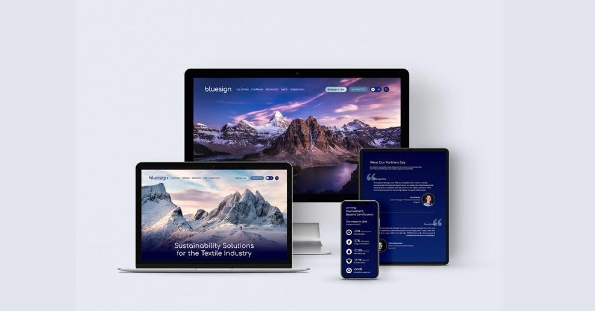 bluesign website redesign