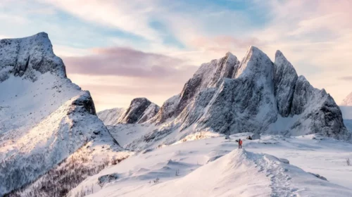 Snowy mountains